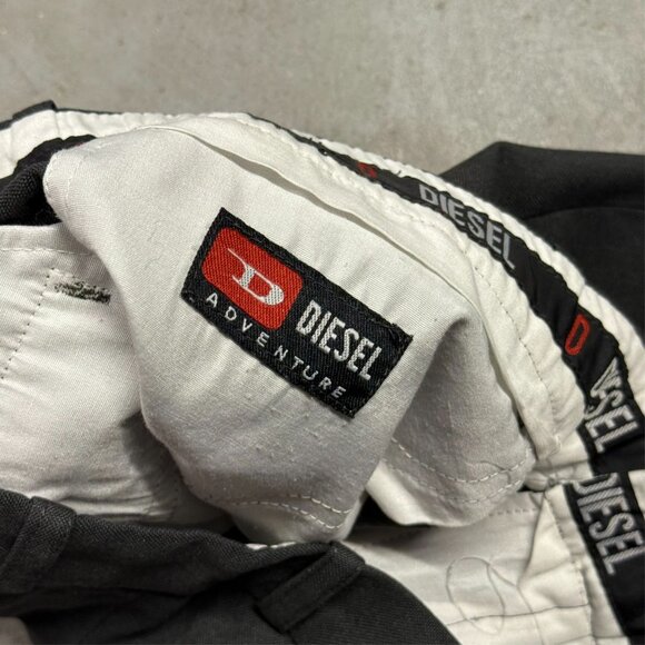 Diesel Adventure Mens Chino Pants Viscose Blend Twill Trousers Grey 34x26 - Picture 6 of 10